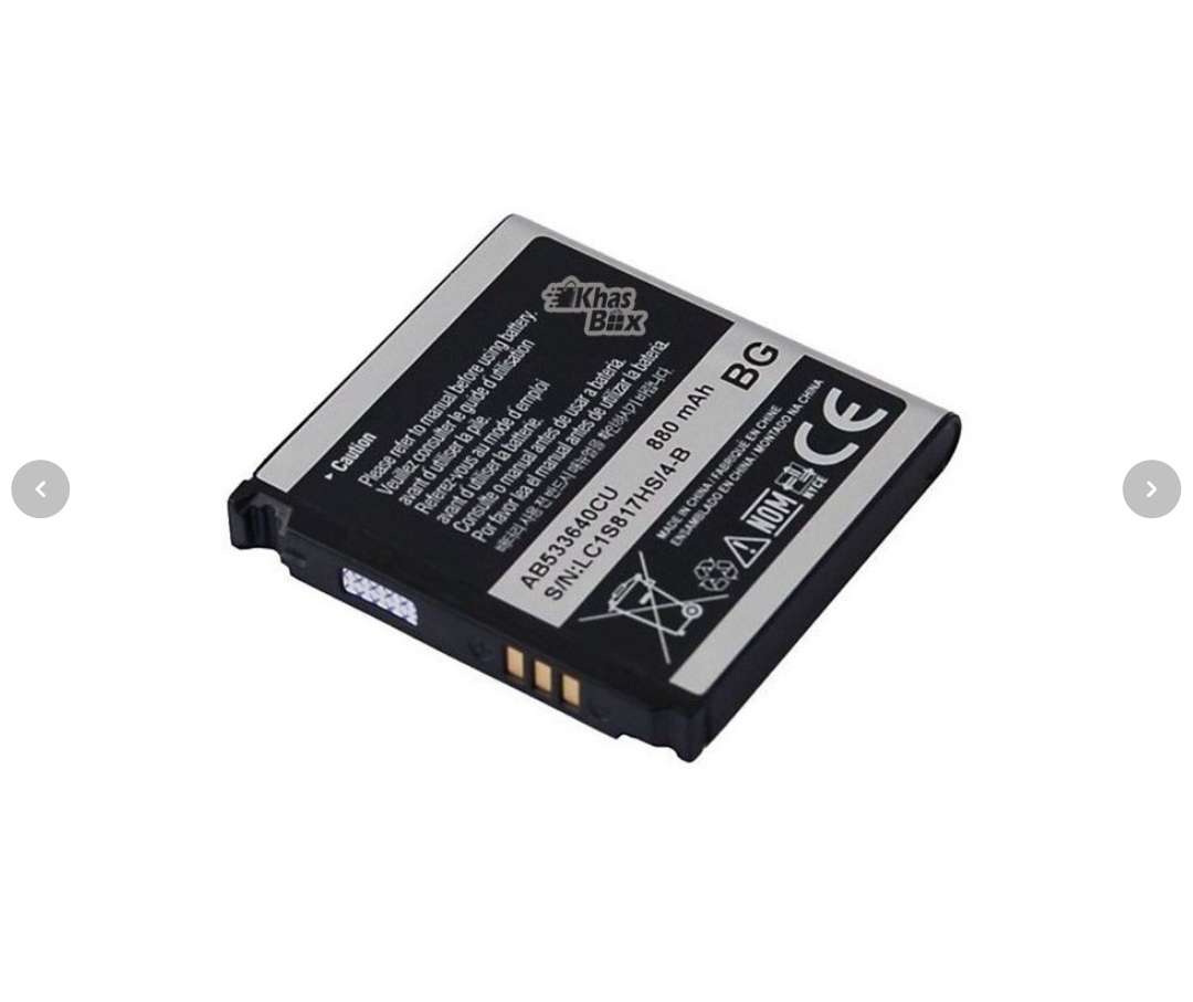 باطری اصلی گوشی سامسونگ S3600مدل AB533640CU